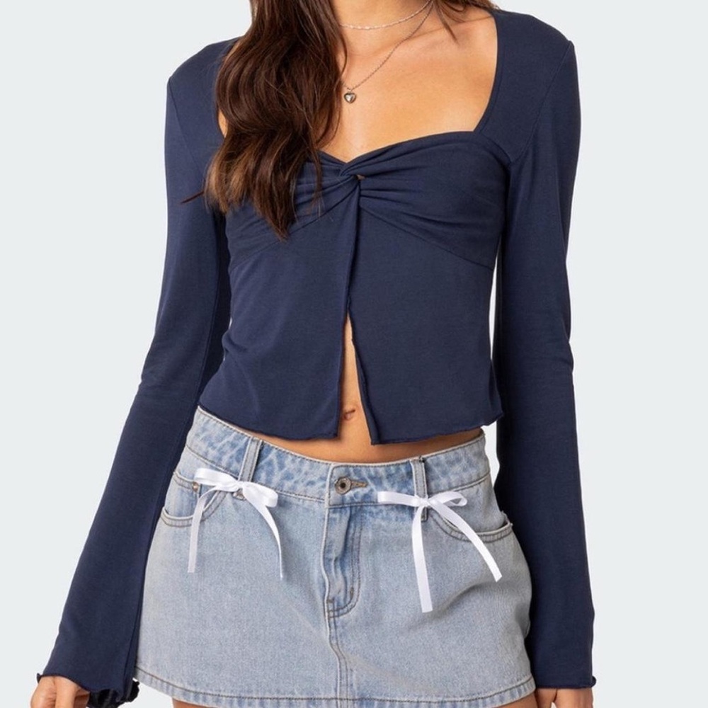 Edikted Maxine Twist Front Top NWT
